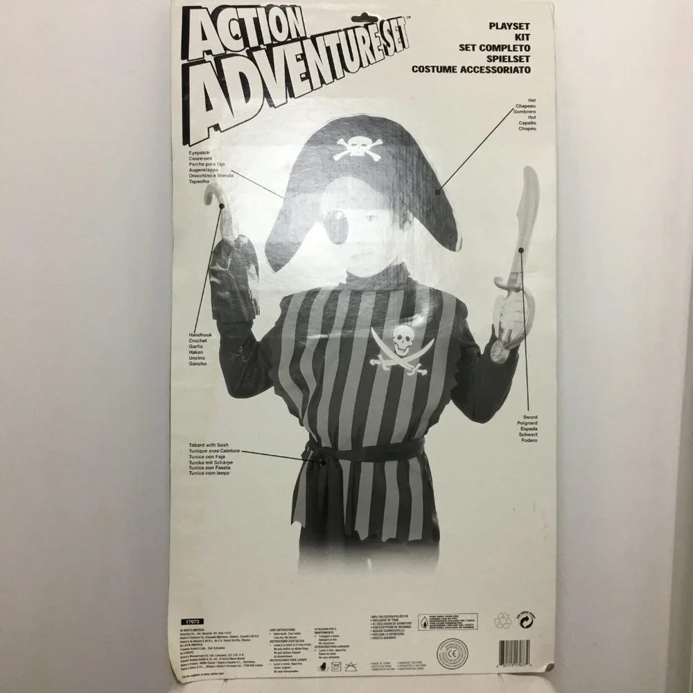 NEW  Rubietoy Action Adventure Set Kids Pirate  Playset Kit Costume